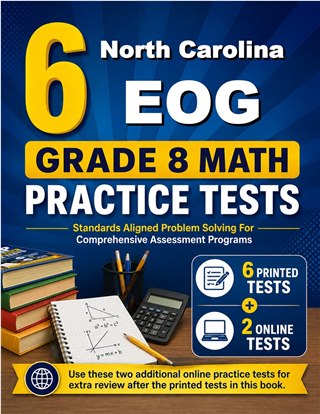 6 North Carolina EOG Grade 8 Math Practice Tests