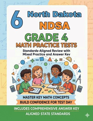 6 North Dakota NDSA Grade 4 Math Practice Tests