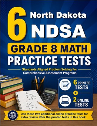 6 North Dakota NDSA Grade 8 Math Practice Tests