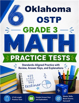 6 Oklahoma OSTP Grade 3 Math Practice Tests