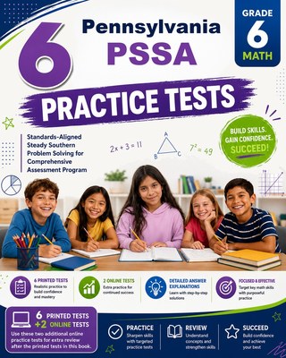 6 Pennsylvania PSSA Grade 6 Math Practice Tests