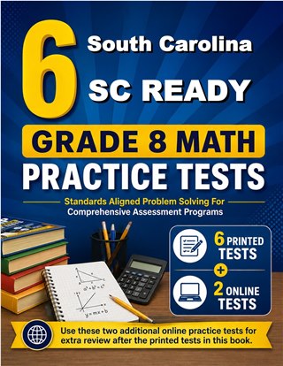 6 South Carolina SC READY Grade 8 Math Practice Tests