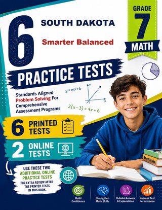 6 South Dakota Smarter Balanced Grade 7 Math Practice Tests
