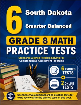 6 South Dakota Smarter Balanced Grade 8 Math Practice Tests