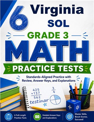 6 Virginia SOL Grade 3 Math Practice Tests