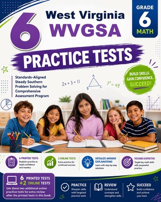 6 West Virginia WVGSA Grade 6 Math Practice Tests