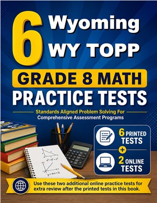 6 Wyoming WY TOPP Grade 8 Math Practice Tests
