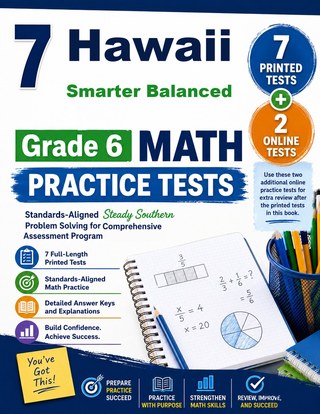 7 Hawaii Smarter Balanced Grade 6 Math Practice Tests