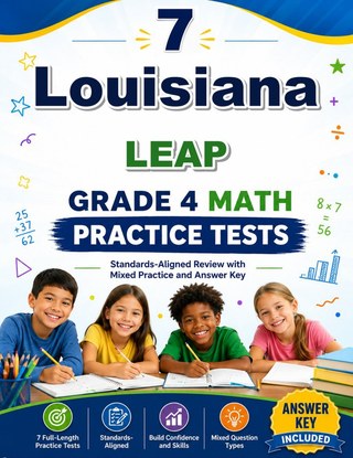 7 Louisiana LEAP Grade 4 Math Practice Tests