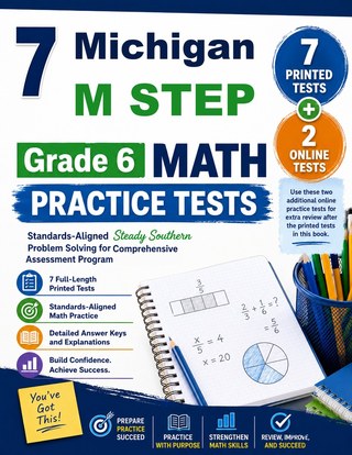 7 Michigan M STEP Grade 6 Math Practice Tests