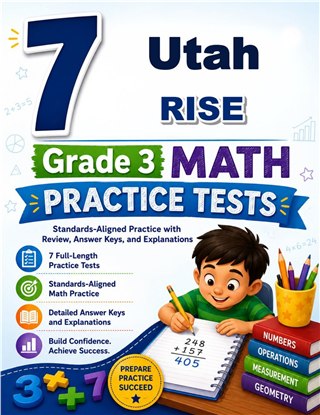 7 Utah RISE Grade 3 Math Practice Tests