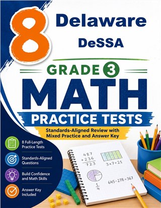 8 Delaware DeSSA Grade 3 Math Practice Tests