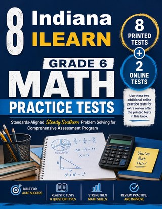 8 Indiana ILEARN Grade 6 Math Practice Tests