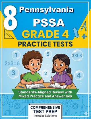 8 Pennsylvania PSSA Grade 4 Math Practice Tests