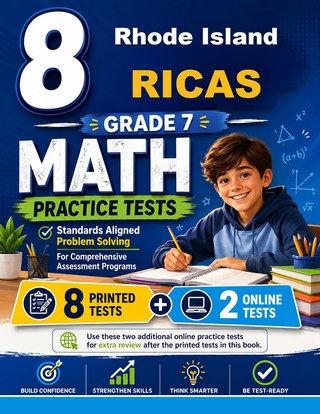 8 Rhode Island RICAS Grade 7 Math Practice Tests