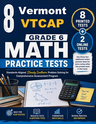 8 Vermont VTCAP Grade 6 Math Practice Tests