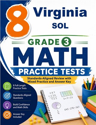 8 Virginia SOL Grade 3 Math Practice Tests