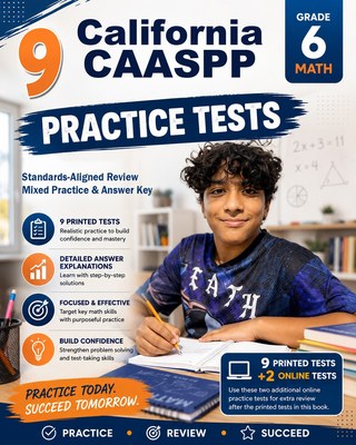9 California CAASPP Grade 6 Math Practice Tests