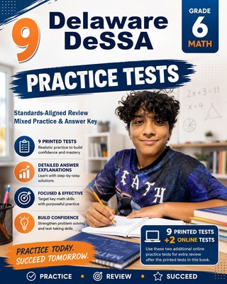 9 Delaware DeSSA Grade 6 Math Practice Tests