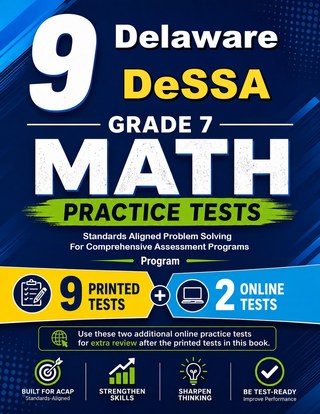 9 Delaware DeSSA Grade 7 Math Practice Tests