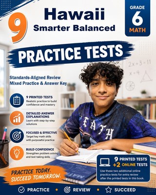 9 Hawaii Smarter Balanced Grade 6 Math Practice Tests