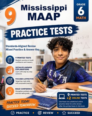 9 Mississippi MAAP Grade 6 Math Practice Tests