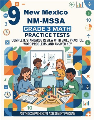 9 New Mexico NM MSSA Grade 3 Math Practice Tests