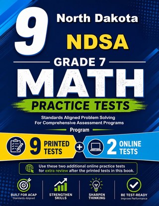 9 North Dakota NDSA Grade 7 Math Practice Tests