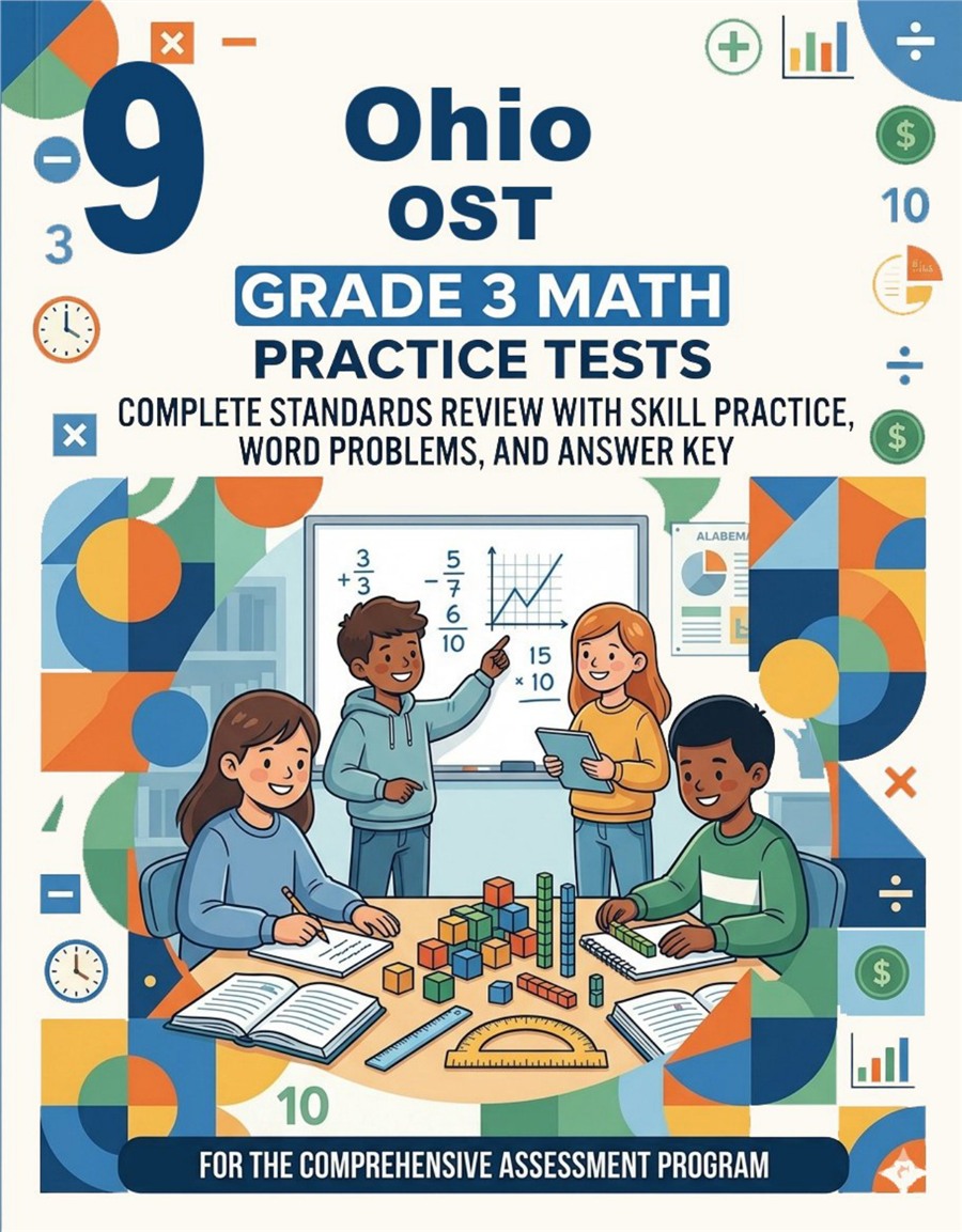 9 Ohio OST Grade 3 Math Practice Tests