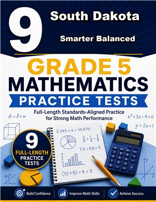 9 South Dakota Smarter Balanced Grade 5 Math Practice Tests
