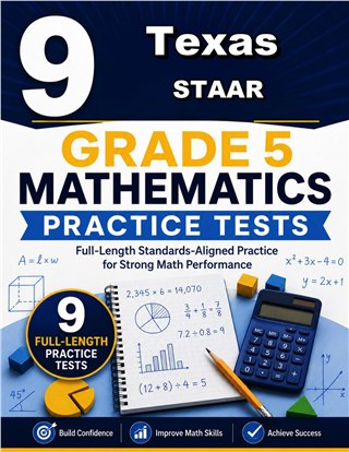 9 Texas STAAR Grade 5 Math Practice Tests