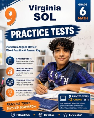 9 Virginia SOL Grade 6 Math Practice Tests