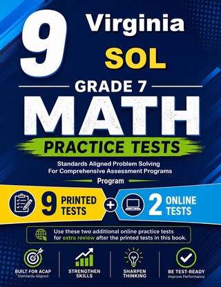 9 Virginia SOL Grade 7 Math Practice Tests