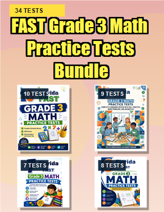 The Florida FAST Grade 3 Math Practice Tests Bundle