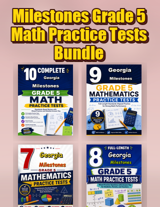 The Georgia Milestones Grade 5 Math Practice Tests Bundle
