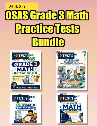 The Oregon OSAS Grade 3 Math Practice Tests Bundle