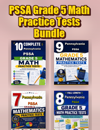 The Pennsylvania PSSA Grade 5 Math Practice Tests Bundle