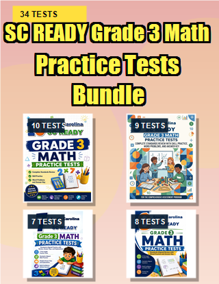 The South Carolina SC READY Grade 3 Math Practice Tests Bundle