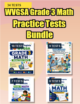The West Virginia WVGSA Grade 3 Math Practice Tests Bundle