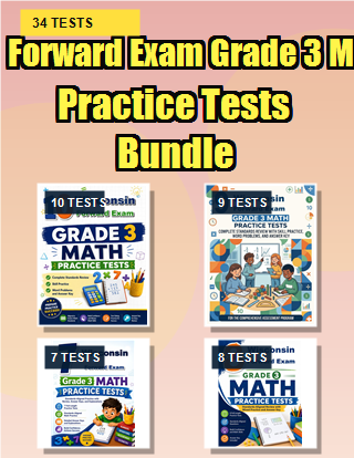 The Wisconsin Forward Exam Grade 3 Math Practice Tests Bundle