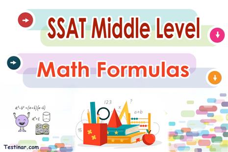 SSAT Middle Level Math Formulas