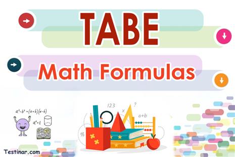 TABE Math Formulas