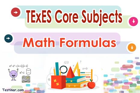 TExES Core Subjects Math Formulas
