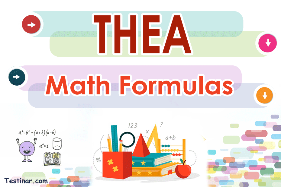 THEA Math Formulas