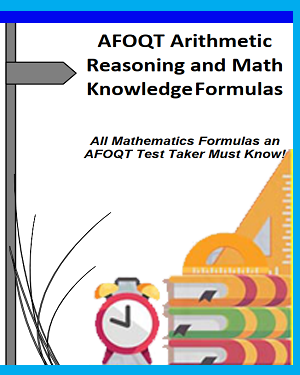 AFOQT Arithmetic Reasoning and Math Knowledge Formulas