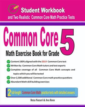 Common Core Math Exercise Book for Grade 5