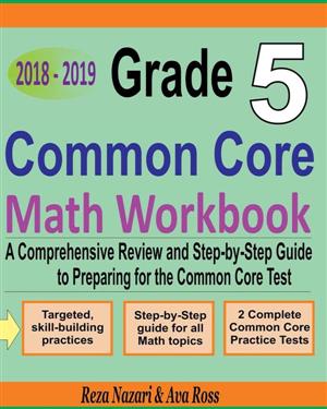 Grade 5 Common Core Math Workbook 2018 2019