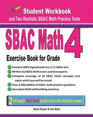 SBAC Math Exercise Book for Grade 4