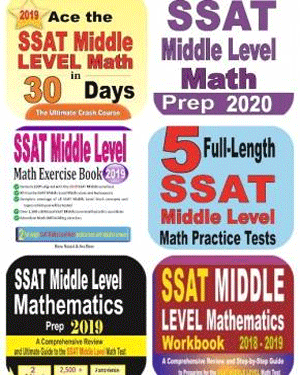 SSAT Middle Level Math Comprehensive Prep Bundle