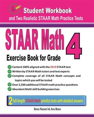 STAAR Math Exercise Book for Grade 4